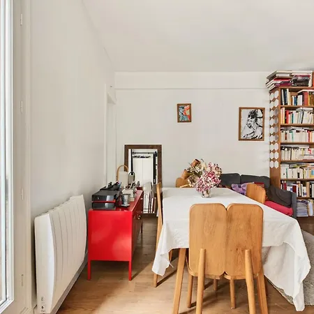 Cozy 1bdr Flat - Batignolles District - 5 Min To Metro *